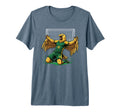 Eagle Soccer Player Score Goal Celebration T-Shirt - Unique Graphic Unisex