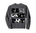 Soccer Game Day Bow And Heart Soccer Sweatshirt - Graphic Print Men Women