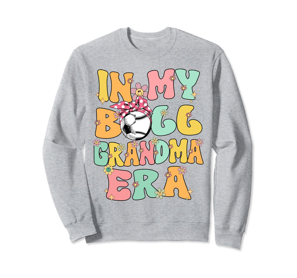 My Ball Grandma Era Groovy Baseball Sweatshirt - Unique Graphic Men Women