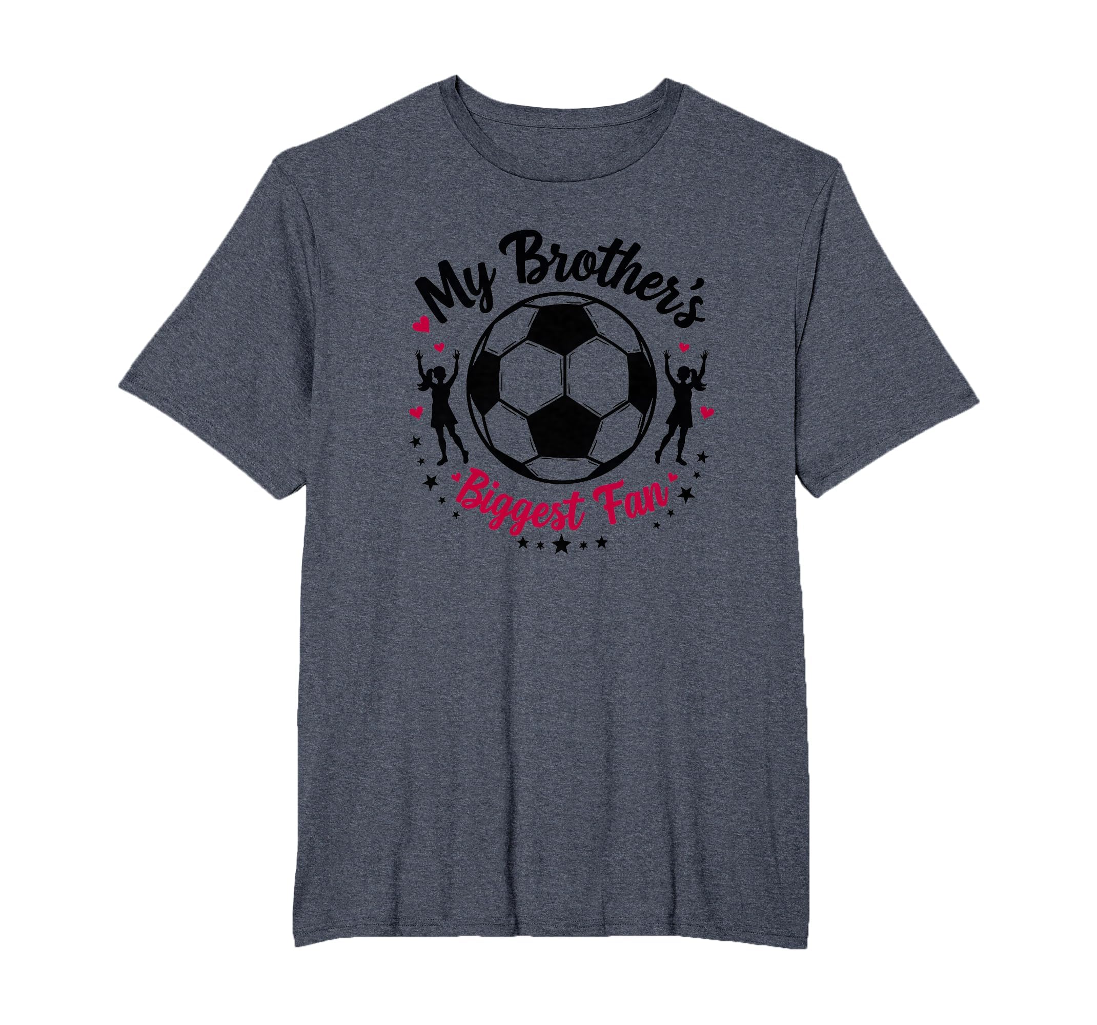 Soccer Sister My Brothers Biggest Fan T-Shirt - Custom Art Print Unisex