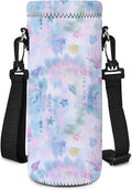 AUPET Water Bottle Sling Bag Carrier Crossbody Sleeve,Insulated Neoprene Bottle Case Holder Pouch Cover 500ML/17oz with Shoulder Strap for Walking Women Men