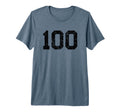 Black Distressed Sport Team Number T-Shirt - Minimalist Print for Adults