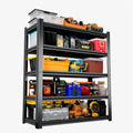Heavy Duty 5-Tier Shelving Unit 2750LBS Capacity - Adjustable Steel Garage Shelves for Warehouse, Basement Storage(71''H x 39.4''W x 17.7''D)