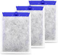 Aquarium Filter Cartridge Compatible with Whisper Power Filters,Replacement Filter Cartridges for PF20/PF30/PF40/PF60 (Large, 3-Pack)