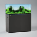 LANDEN Aquarium Wooden Stand and Cabinet for up to 72.2 Gal Tank, Fish Reptile Sea Salt WaterTank Stand, Nano Foam Leveling Mat Included, W47.2xD19.7xH31.5 in, Wooden Matte Black Painted(Stand Only)