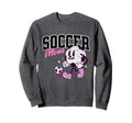 Soccer Mom Cartoon Sweatshirt - Aesthetic Graphic Unisex