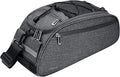 MOSISO Bike Rack Bag, Waterproof Bicycle Trunk Pannier Rear Seat Pouch Cycling Bike Carrier Backseat Storage Luggage Saddle Shoulder Bag