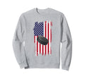 Patriotic Ice Hockey Snow Sports Sweatshirt - Aesthetic Graphic for Adults