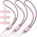 SURPHY 3 Pack Phone Wrist Strap with CellPhone Tether Tab, Cellphone Lanyard, Phone Strap with 2-Color Braided, Wrist Lanyard