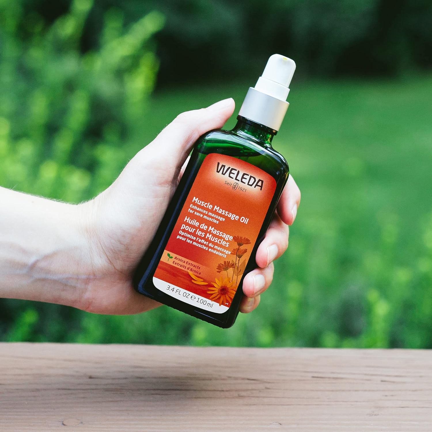 Weleda Arnica Muscle Massage Oil, 3.4 fl oz