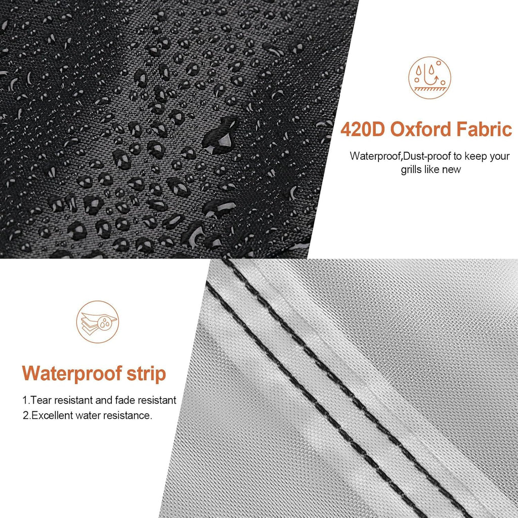 Grills Cover for Charbroil Performance Small Grill - CB1250116P6, Waterproof Gas Charcoal Smokers Grill Covers-32 W x 23" D x 40" H