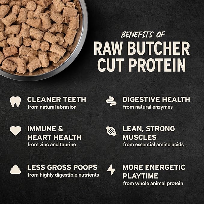 Vital Essentials Freeze-Dried Raw Duck Meal or Mixer Cat Food Soft Nibs | 99% Duck, Organs & Bone | 12 oz