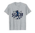 Soccer Is Life Womens Passion T-Shirt - Fun Novelty Design Unisex