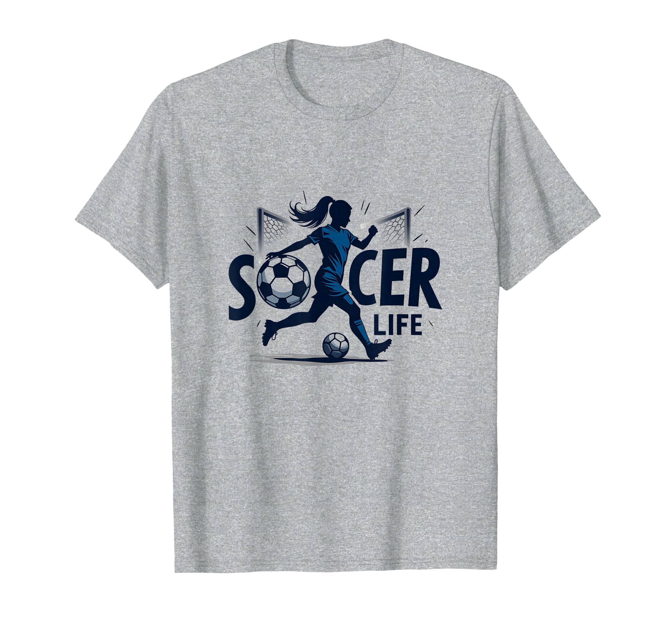 Soccer Is Life Womens Passion T-Shirt - Fun Novelty Design Unisex