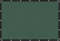 VICLLAX Shade Fabric Sun Shade Cloth with Every 2 FT Grommets for Patio Garden Pergola Cover Canopy 12x14 FT, Dark Green