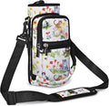 25/32/40/64oz Water Bottle Bag Holder Carrier-Insulated Crossbody Sling Case Sleeve with Strap & Pockets for Men Women Gym Cycling Travel Walking Hiking Camping