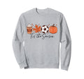 Tis Season Fall Soccer Thanksgiving Sweatshirt - Minimalist Print Unisex