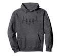 Foosball Player Heartbeat Table Hoodie - Aesthetic Graphic for Adults