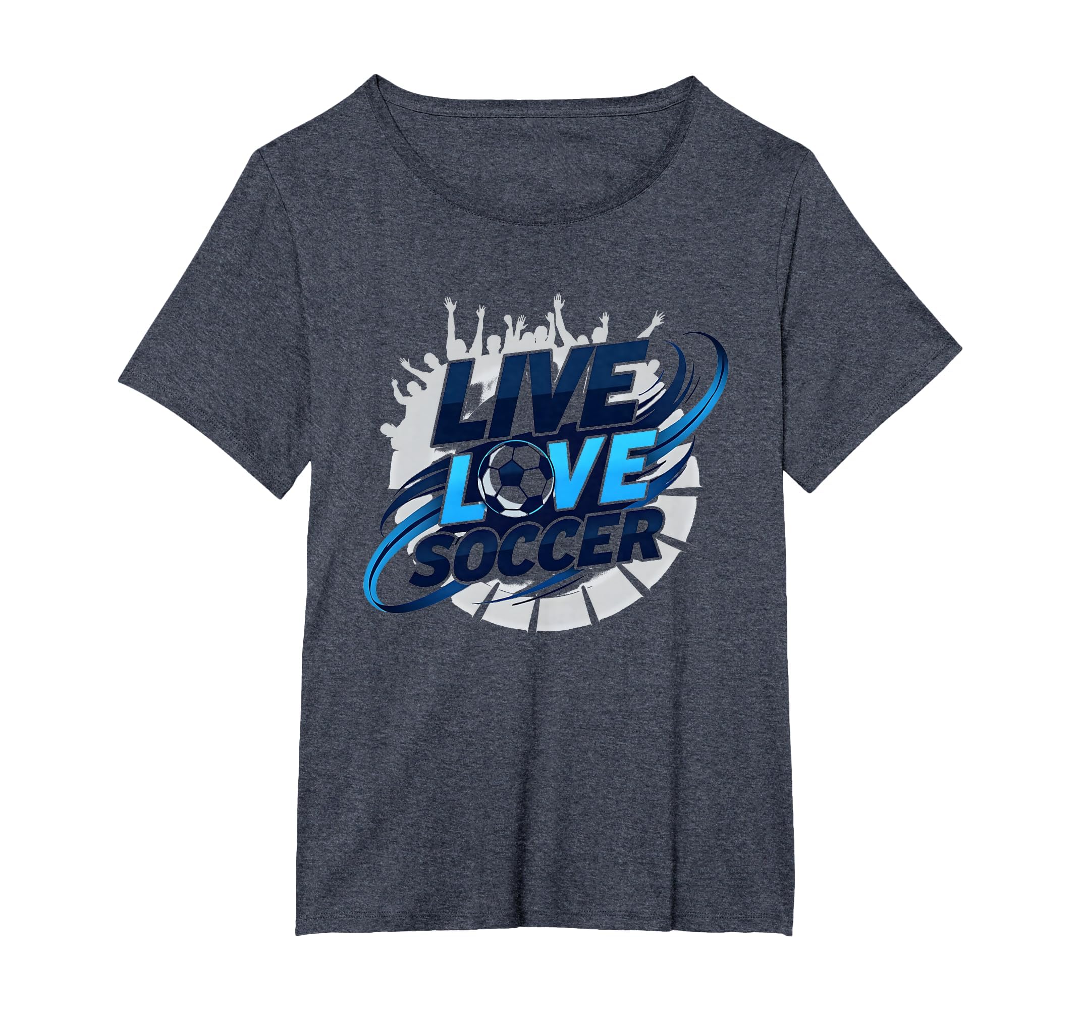 Soccer Mom Live Love Soccer Passion Sweatshirt - Graphic Print for Adults