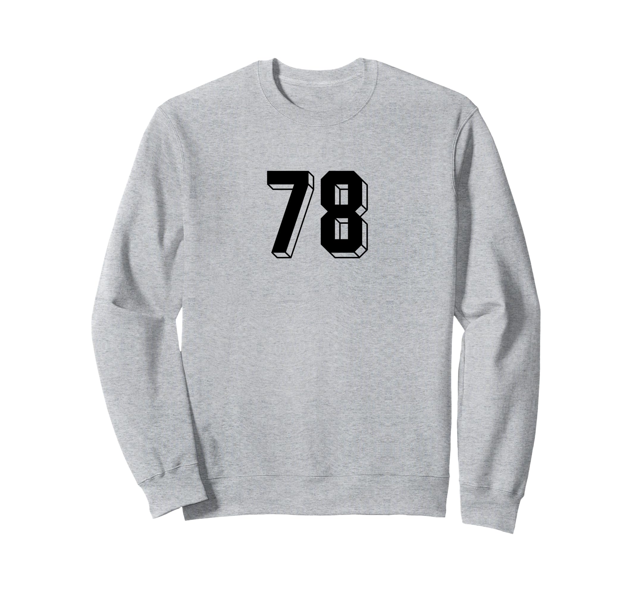 Number 78 80S 90S Soccer Team Jersey Sweatshirt - Aesthetic Graphic Unisex