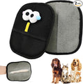2 PCS Electrostatic Pet Hair Remover, Pet Hair Remover Tool for Cats & Dogs, Cleaning Gloves for Carpet, Couch, Furniture, Car Seat, Double-Sided, Reusable, Washable