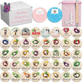 42 Designs Pregnancy Weekly Milestone Signs - Wooden Weekly Baby Bump Tracker Milestone Discs - Trimester Pregnancy Must Haves - Essential Gifts for Mommy to Be (Pregnancy Milestones Cards)