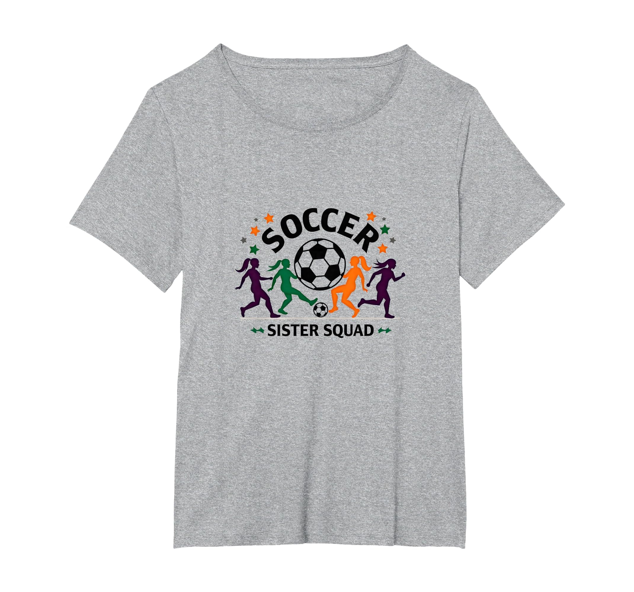 Soccer Sister Squad Team Spirit T-Shirt - Streetwear Style Men Women
