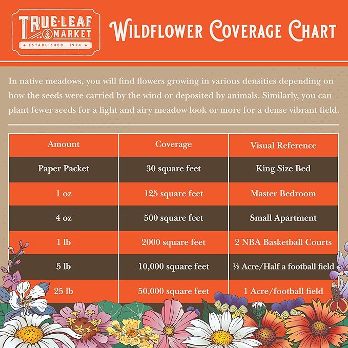 Pacific Northwest Wildflower Seeds for Planting - 4 Oz ~160,000+ Non-GMO Seeds - 25 Varieties Including Lupine, Columbine, Baby Blue Eyes & More - Pollinator Friendly Bulk Mix