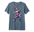 Footballer Unicorn Fans Soccer Team T-Shirt - Minimalist Print Unisex
