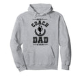 Best Coach Dad Ever Soccer Father Hoodie - Trendy Graphic Men Women
