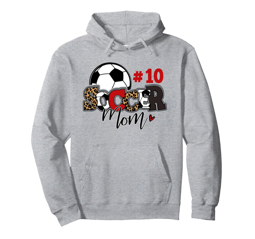 Soccer Mom 10 Custom Number Mothers Hoodie - Streetwear Style for Adults