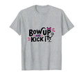 Bow Up Kick It Soccers Motivational T-Shirt - Unique Graphic for Adults