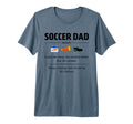 Soccer Dad Definition Gifts Fathers T-Shirt - Aesthetic Graphic for Adults