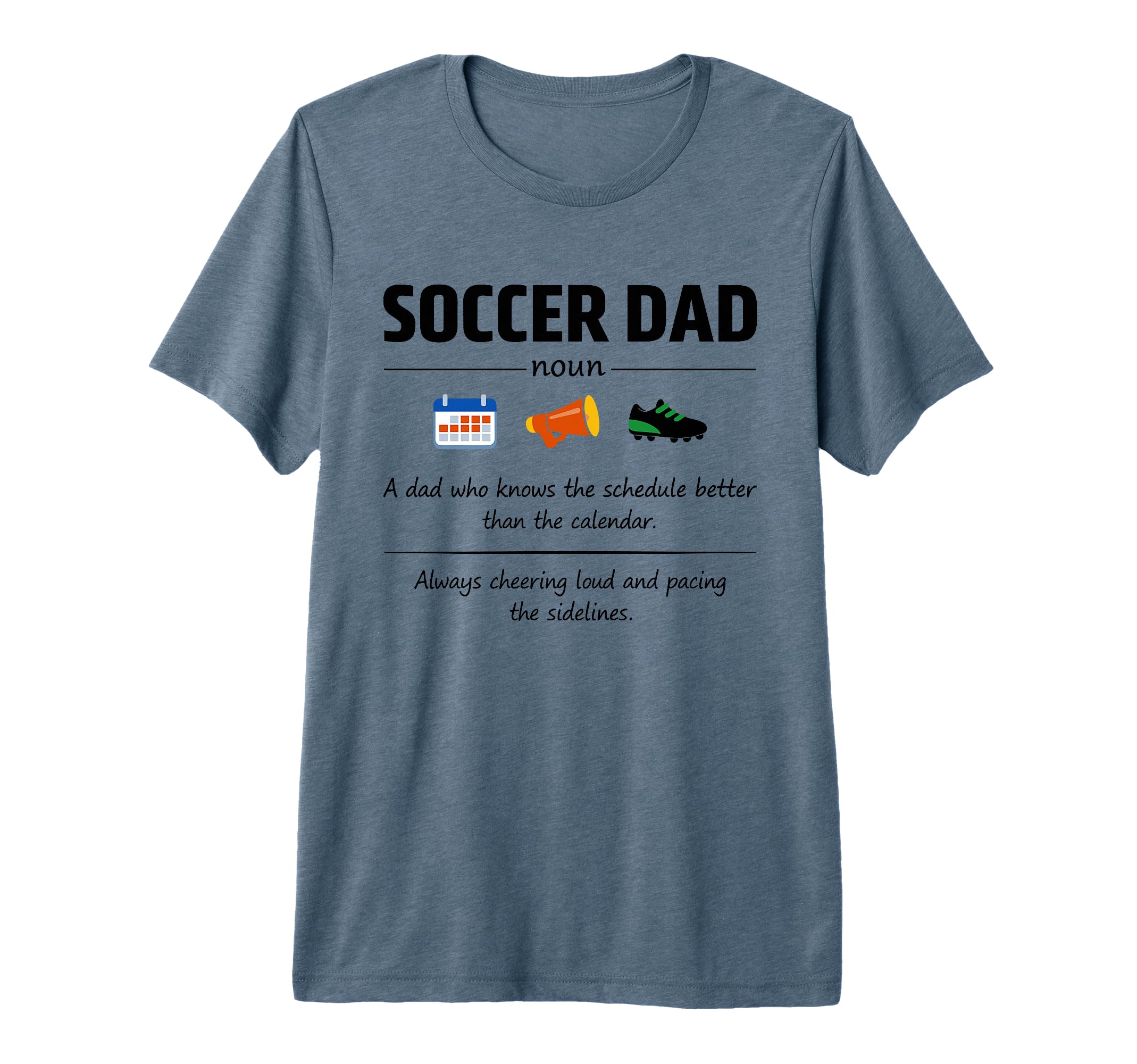 Soccer Dad Definition Gifts Fathers T-Shirt - Aesthetic Graphic for Adults