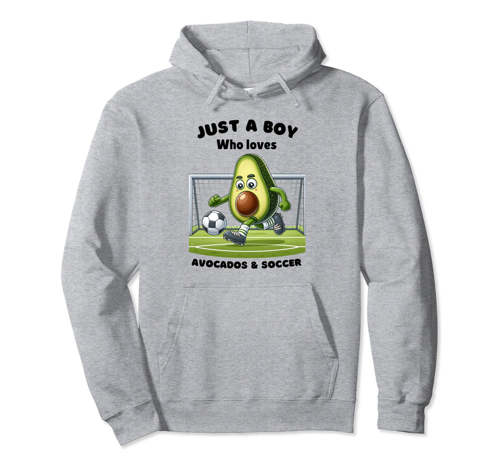 Just Who Loves Avocado And Soccer Funny Hoodie - Trendy Graphic Men Women