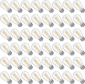 S14 Replacement LED Light Bulbs, Shatterproof & Waterproof 2W S14 LED Bulbs, Outdoor String Lights , E26 Base Patio Edison LED Light Bulbs, Warm White 2200K Plastic 150ML Non-Dimmable 48 Pack