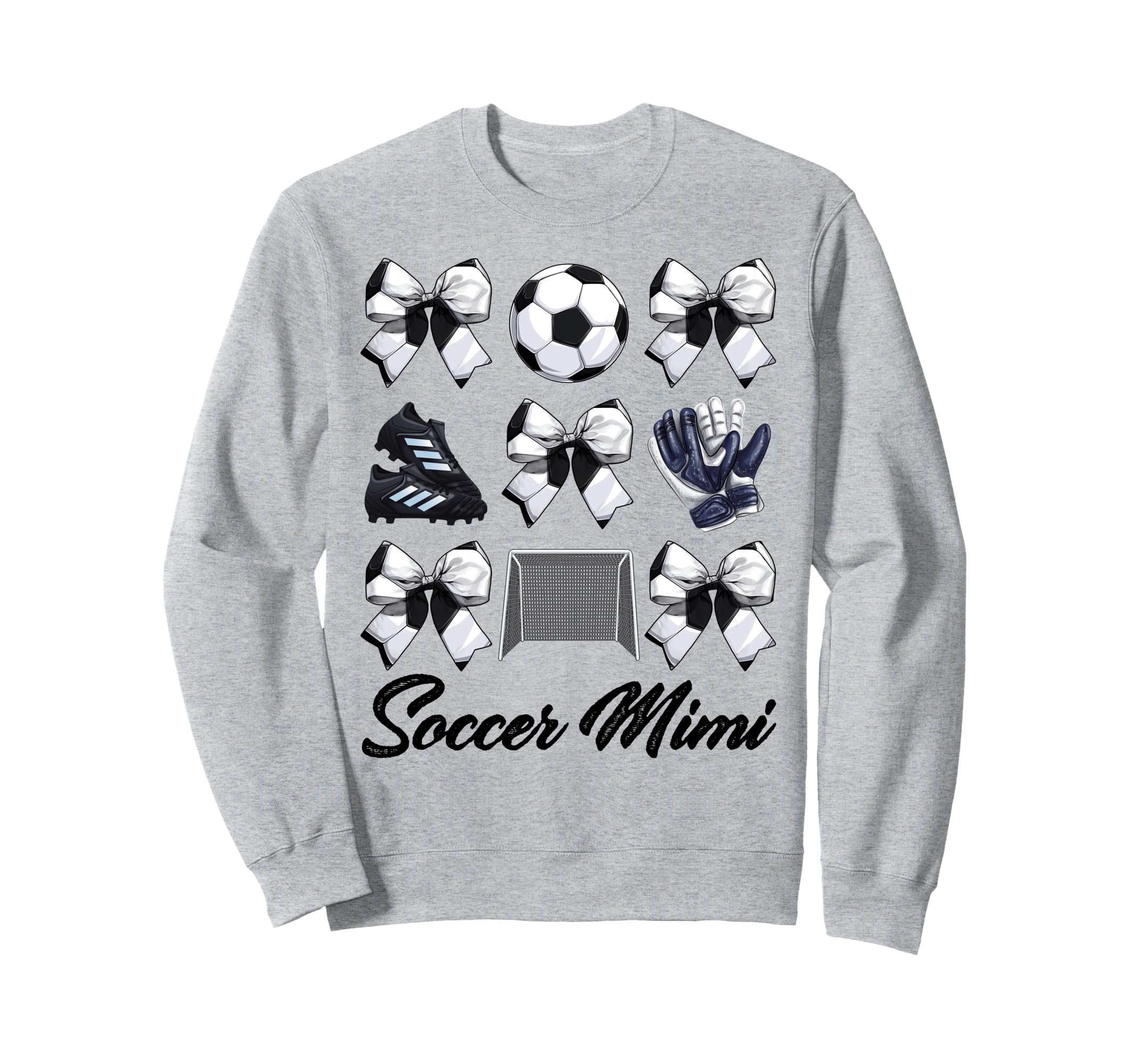 Soccer Mimi Bow Soccer Mom Mommy Sweatshirt - Streetwear Style Men Women