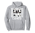Be Goals Soccer Coquette Bow Hoodie - Trendy Graphic Men Women