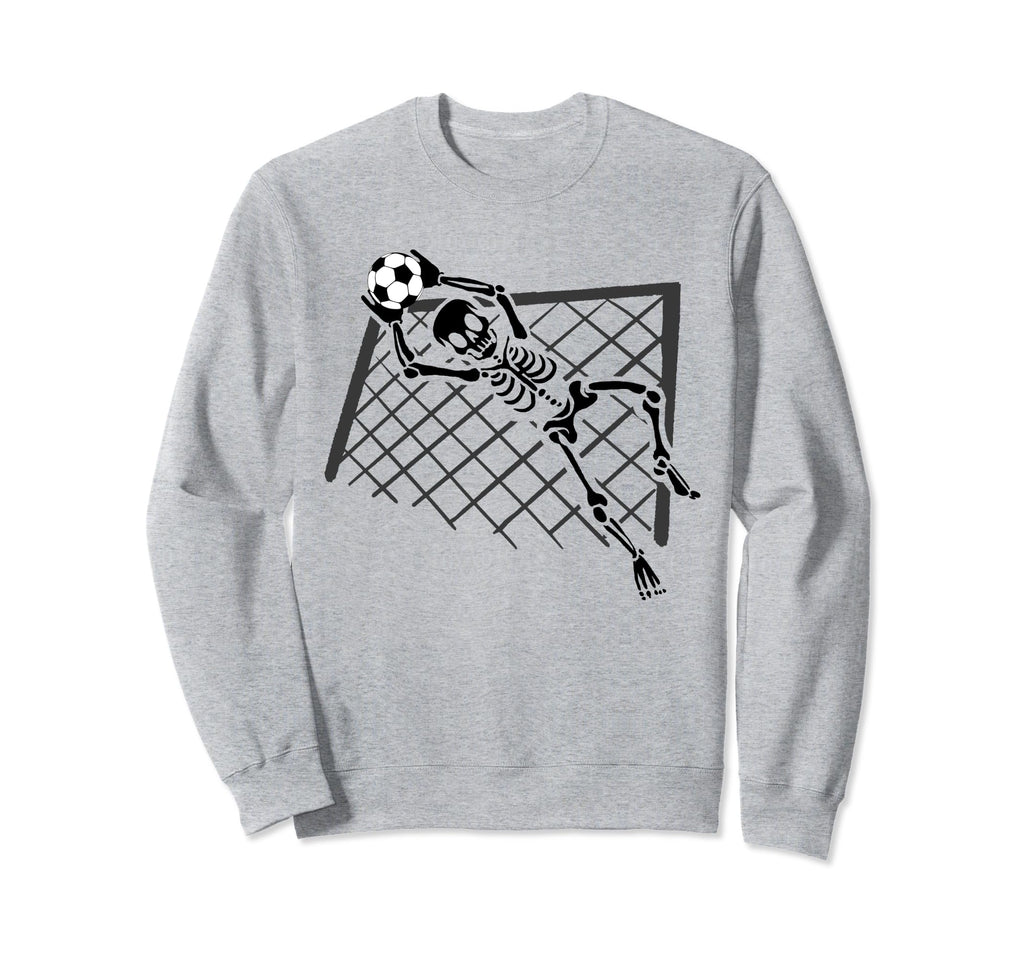 Skeleton Goalkeeper Soccer Goalie Sweatshirt - Trendy Graphic Unisex