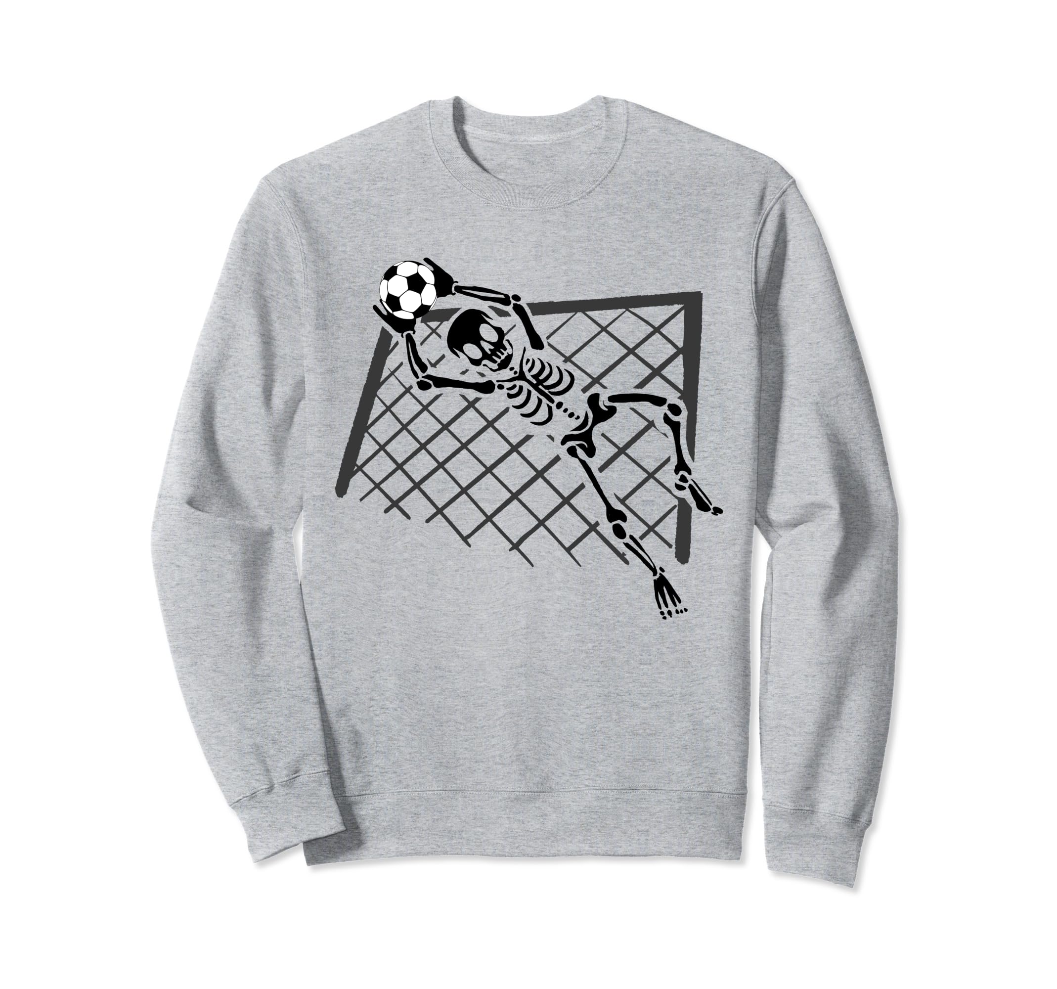 Skeleton Goalkeeper Soccer Goalie Sweatshirt - Trendy Graphic Unisex