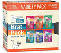 Weruva Cats in The Kitchen Slide N' Serve The Brat Pack Variety Cat Food Pouches 3 Ounce (Pack of 12)