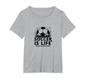 Soccer Coach Soccer Is Life Rest Is Just T-Shirt - Unique Graphic Unisex