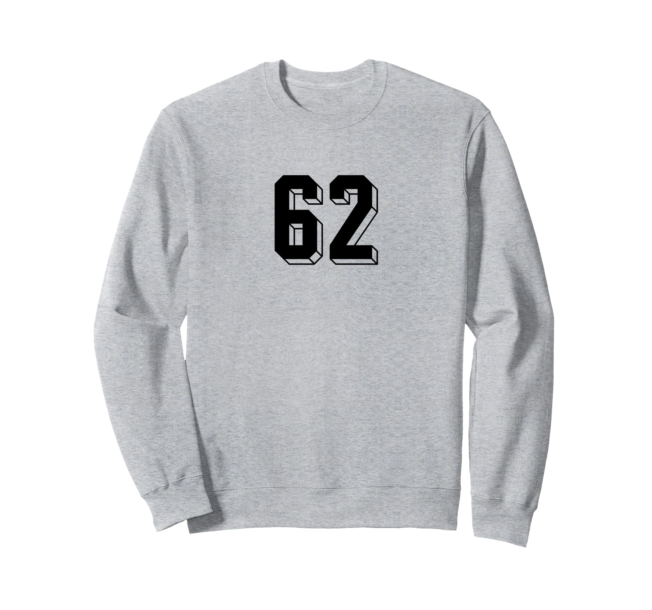 Number 62 80S 90S Soccer Team Sweatshirt - Trendy Graphic for Adults