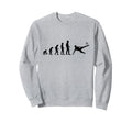 Evolution Football Funny Gift Soccer Sweatshirt - Fun Novelty Design Unisex