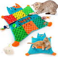 AWOOF Cute Soft Catnip Mat, Interactive Cat Toys for Indoor Cats