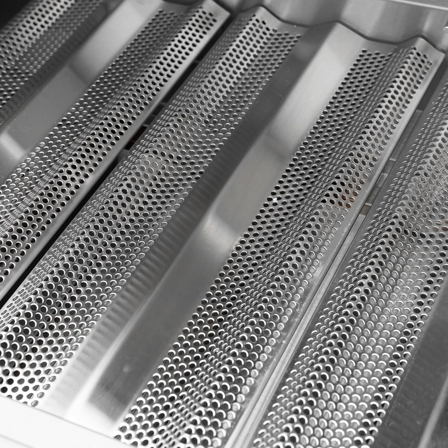 Hygrill Heavy Duty 3-Burner Built In Grill, Stainless Steel Grill Head for Outdoor Kitchen, Natural Gas