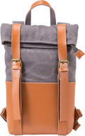 The Pinot Wine Bag, Insulated Bottle Holder Backpack For Travelling, Outings and Festivals, Leather Back With Padded Faux Fleece Interior & Corkscrew by Primeware Inc.