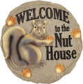 Spoontiques - Garden Décor - Nut House Stepping Stone - Decorative Stone for Garden
