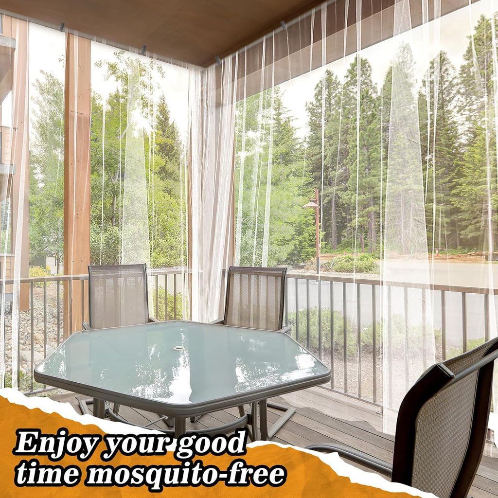 2Pcs 13x10ft Mosquito Net, Mesh Netting for Patio Skin and Plants Protection, Garden Bird Bug Screen, White