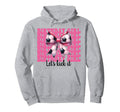 Birthday Lets Kick It Soccer Mom Mama Hoodie - Custom Art Print Unisex